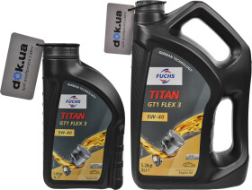 Моторное масло Fuchs Titan GT1 Flex 3 5W-40 синтетическое
