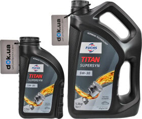 Моторное масло Fuchs Titan Supersyn 5W-30 синтетическое
