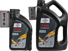 Моторное масло Fuchs Titan Supersyn 5W-40 синтетическое
