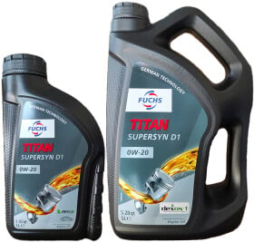 Моторное масло Fuchs Titan Supersyn D1 0W-20 синтетическое