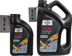 Моторное масло Fuchs Titan Supersyn F-Eco DT 5W-30 синтетическое