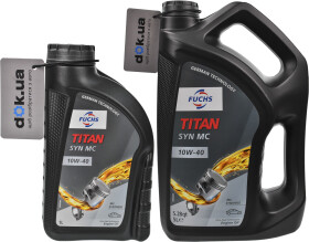Моторное масло Fuchs Titan Syn MC 10W-40 полусинтетическое