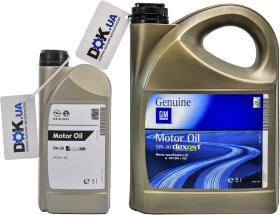 Моторное масло General Motors Dexos 1 Generation 3 5W-30 синтетическое