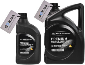 Моторна олива Hyundai Premium Gasoline 5W-20 напівсинтетична