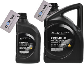 Моторное масло Hyundai Premium Gasoline 5W-20 полусинтетическое