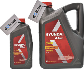 Моторна олива Hyundai XTeer Gasoline G700 5W-40 синтетична