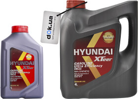 Моторное масло Hyundai XTeer Gasoline Ultra Efficiency 0W-20 синтетическое