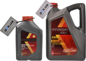 Моторна олива Hyundai XTeer Gasoline Ultra Protection 5W-40 синтетична