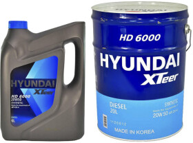 Моторное масло Hyundai XTeer HD 6000 20W-50 синтетическое