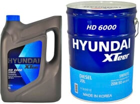 Моторное масло Hyundai XTeer HD 6000 20W-50 синтетическое