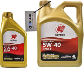 Моторное масло Idemitsu Engine Oil 5W-40 синтетическое