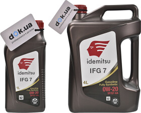 Моторное масло Idemitsu IFG7 0W-20 синтетическое