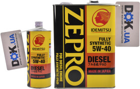 Моторное масло Idemitsu Zepro Diesel 5W-40 синтетическое