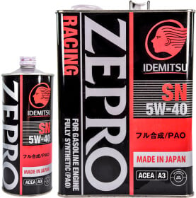 Моторное масло Idemitsu Zepro Racing 5W-40 синтетическое