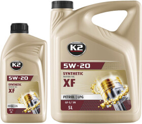 Моторное масло K2 XF 5W-20 синтетическое
