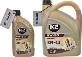 Моторное масло K2 XN-C3 5W-30 синтетическое
