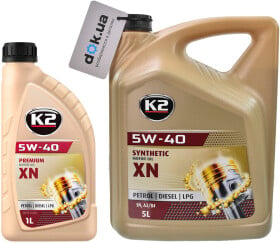 Моторное масло K2 XN 5W-40 синтетическое