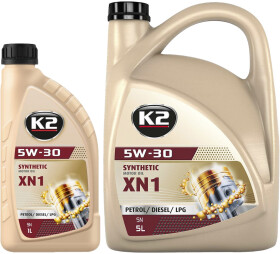 Моторное масло K2 XN1 5W-30 синтетическое
