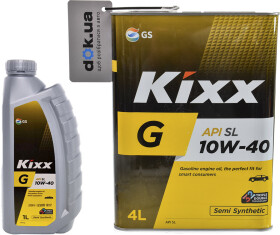 Моторна олива Kixx G SL 10W-40 напівсинтетична