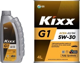Моторное масло Kixx G1 A3/B4 5W-30 синтетическое
