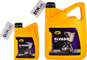 Моторна олива Kroon Oil Elvado LSP 5W-30 синтетична