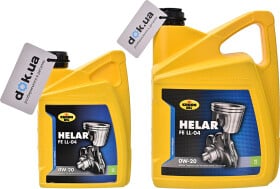 Моторное масло Kroon Oil Helar FE LL-04 0W-20 синтетическое