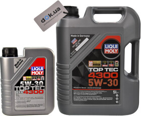 Моторное масло Liqui Moly Top Tec 4300 5W-30 синтетическое