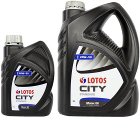 Моторное масло LOTOS City Standard SF/CD 20W-50 минеральное