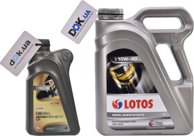 Моторное масло LOTOS Diesel 10W-40 полусинтетическое