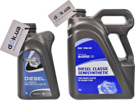 Моторна олива LOTOS Diesel Classic Semisyntic 10W-40 напівсинтетична