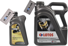 Моторна олива LOTOS Semisynthetic LPG 10W-40 напівсинтетична