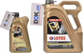 Моторное масло LOTOS Synthetic Plus 5W-40 синтетическое