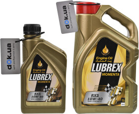 Моторное масло Lubrex Momenta RX5 10W-40 полусинтетическое