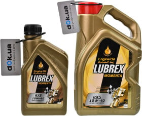 Моторное масло Lubrex Momenta RX5 10W-40 полусинтетическое