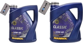 Моторное масло Mannol Classic 10W-40 полусинтетическое