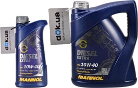 Моторное масло Mannol Diesel Extra 10W-40 полусинтетическое