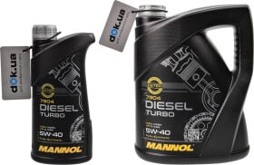 Моторное масло Mannol Diesel Turbo 5W-40 синтетическое