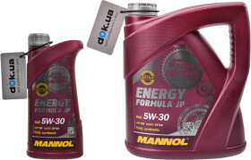 Моторное масло Mannol Energy Formula JP 5W-30 синтетическое