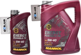 Моторное масло Mannol Energy Formula PD 5W-40 синтетическое