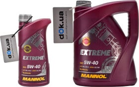 Моторное масло Mannol Extreme 5W-40 синтетическое