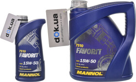 Моторна олива Mannol Favorit 15W-50 напівсинтетична