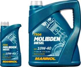 Моторное масло Mannol Molibden Diesel 10W-40 полусинтетическое