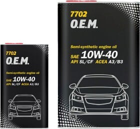 Моторное масло Mannol O.E.M. For Chevrolet Opel (Metal) 10W-40 полусинтетическое