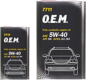 Моторное масло Mannol O.E.M. For Daewoo GM (Metal) 5W-40 синтетическое