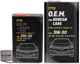 Моторное масло Mannol O.E.M. For Korean Cars (Metal) 5W-30 синтетическое