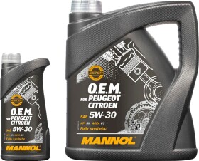 Моторное масло Mannol O.E.M. For Peugeot Citroen 5W-30 синтетическое