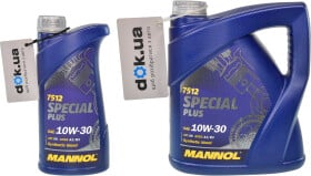 Моторное масло Mannol Special Plus 10W-30 полусинтетическое