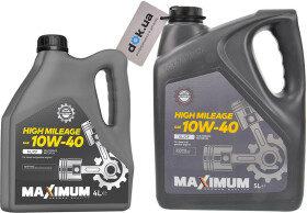 Моторное масло Maximum High Mileage 10W-40 полусинтетическое