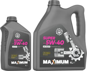 Моторное масло Maximum Super 5W-40 синтетическое