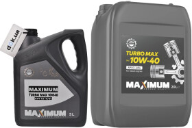 Моторное масло Maximum Turbo Max 10W-40 полусинтетическое